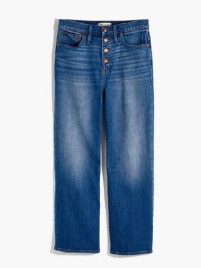 Madewell Slim-Wide Cropped Jeans